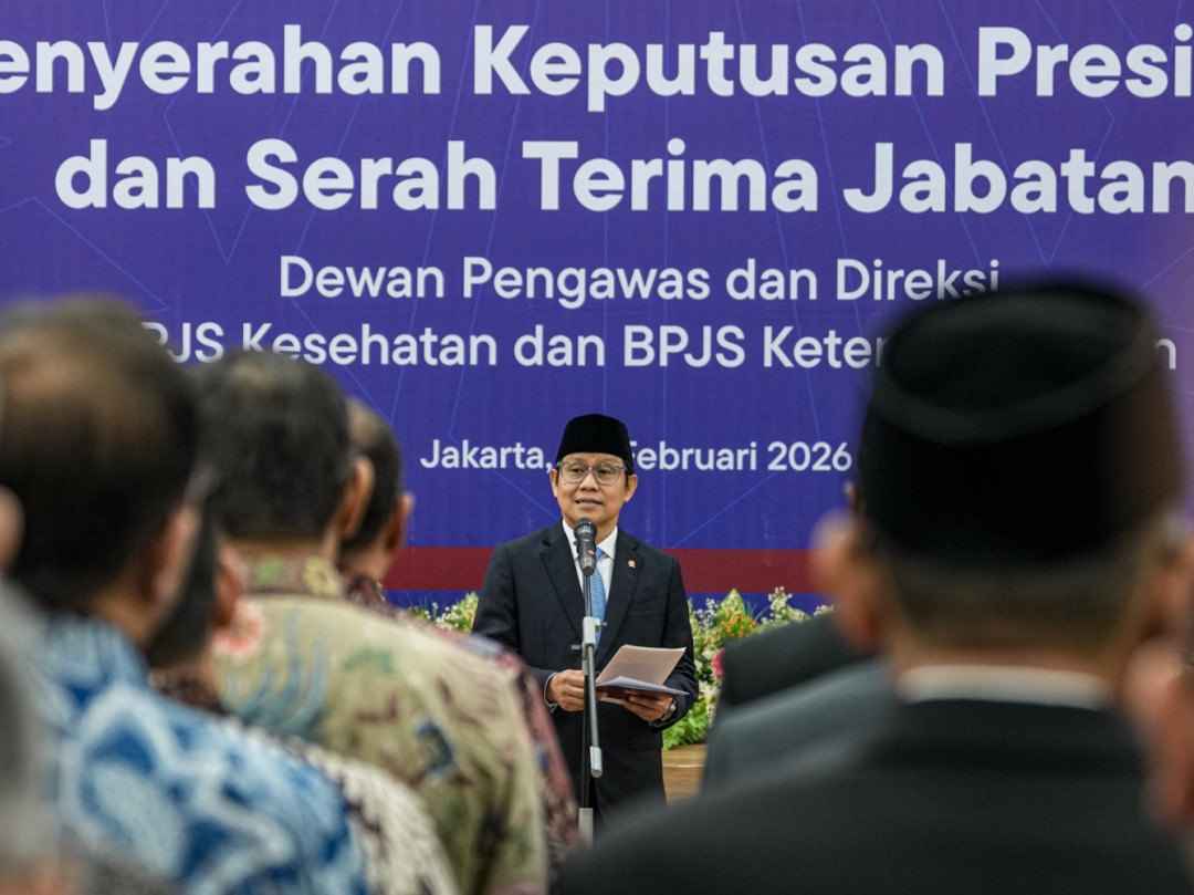 Lantik Dirut dan Dewas BPJS 2026–2031, Menko PM: Jaminan Sosial Pilar Pemberdayaan