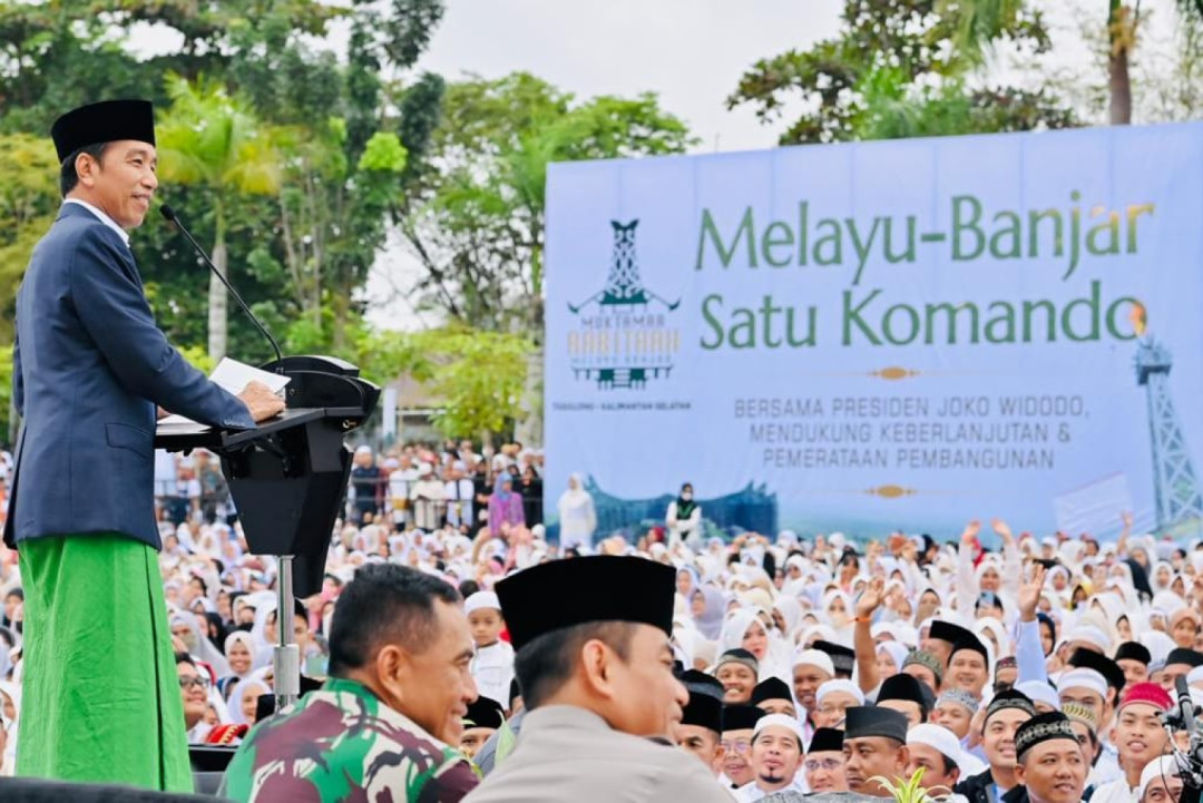 Presiden Jokowi Apresiasi Masyarakat Melayu-Banjar Lestarikan Adat dan Budaya Serta Nilai Keagamaan