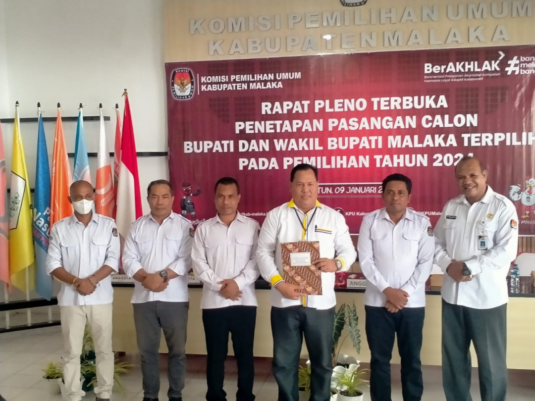 SBS-HMS Resmi Ditentukan Sebagai Pemenang Pilkada Malaka 2024, KPU Gelar Rapat Pleno Penetapan