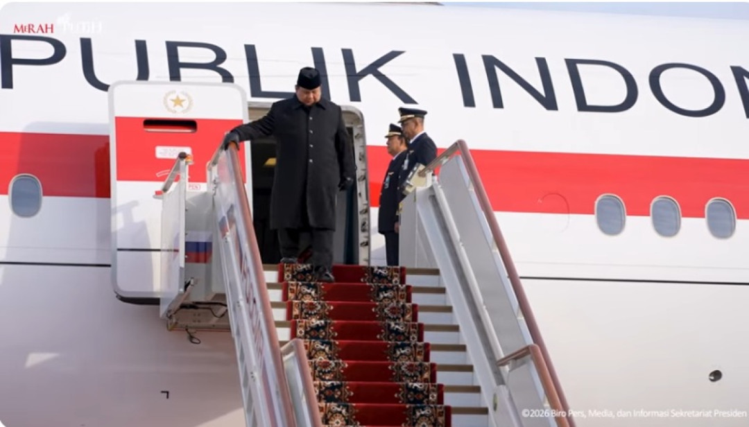Presiden Prabowo Tiba di Moskow Perkuat Kemitraan Strategis