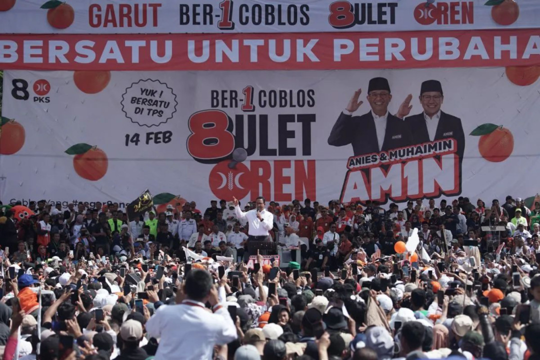 Kampanye di Garut, Anies Singgung Pemekaran dengan Pengaturan Teknoratis