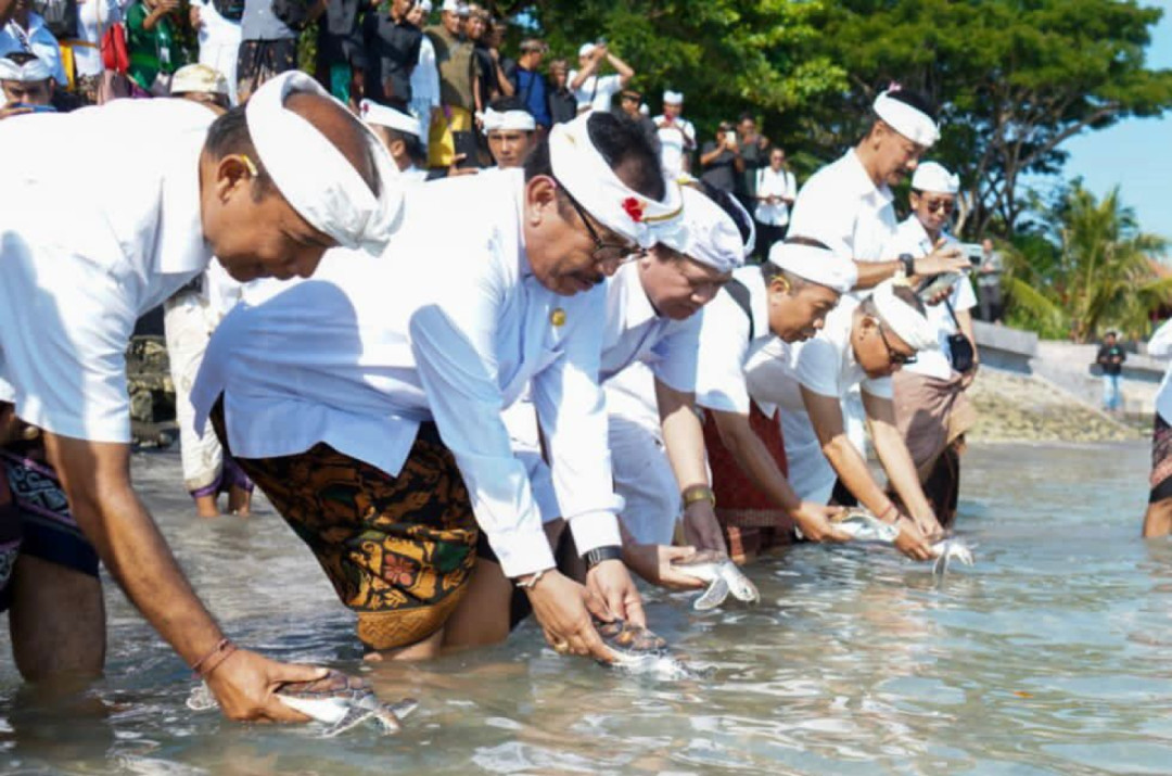 Bali Nice melalui Upacara Segara Kerthi jadi Sentuhan Kearifan Lokal pada World Water Forum ke 10