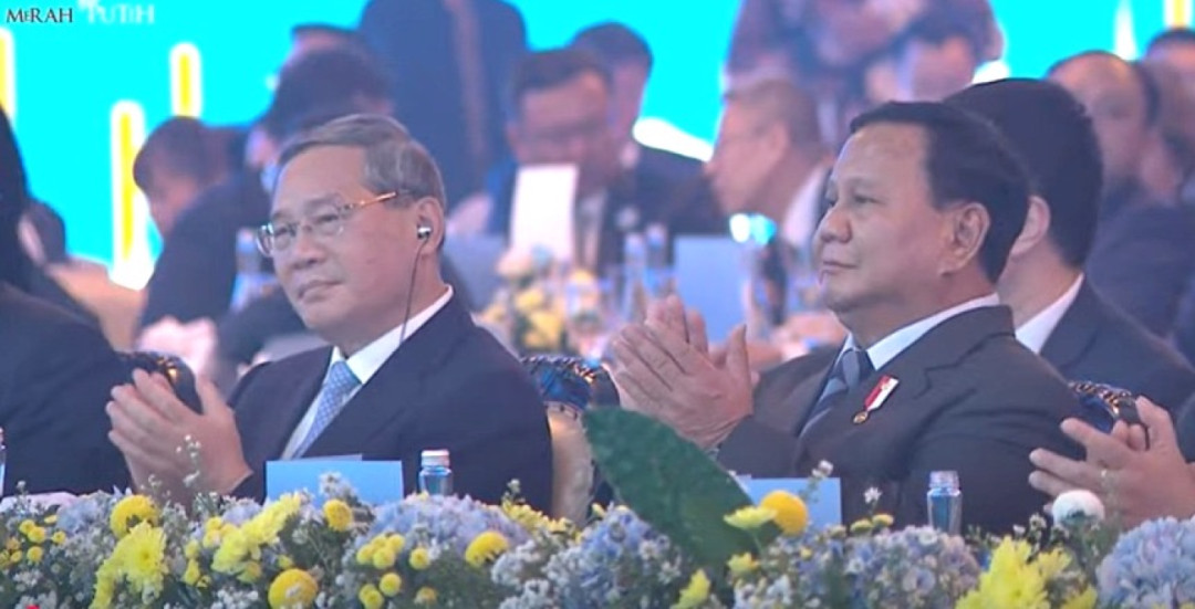 Presiden Pabowo dan PM Li Qiang Hadiri Indonesia-China Business Reception 2025