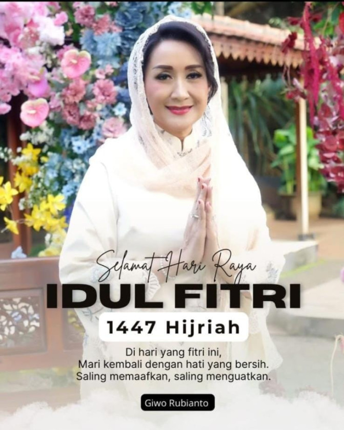 Idulfitri: Giwo Rubianto Ajak Perempuan Perkuat Solidaritas