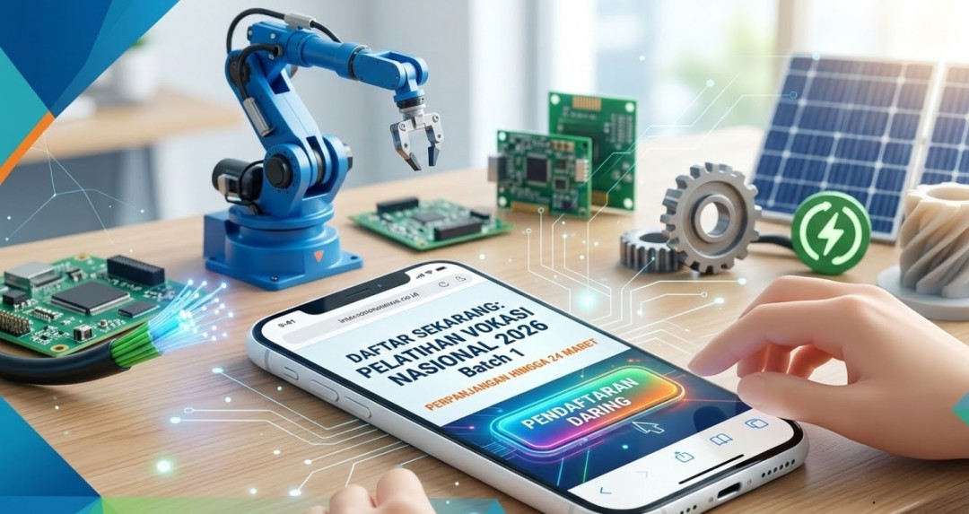 Pendaftaran Pelatihan Vokasi Nasional 2026 Diperpanjang