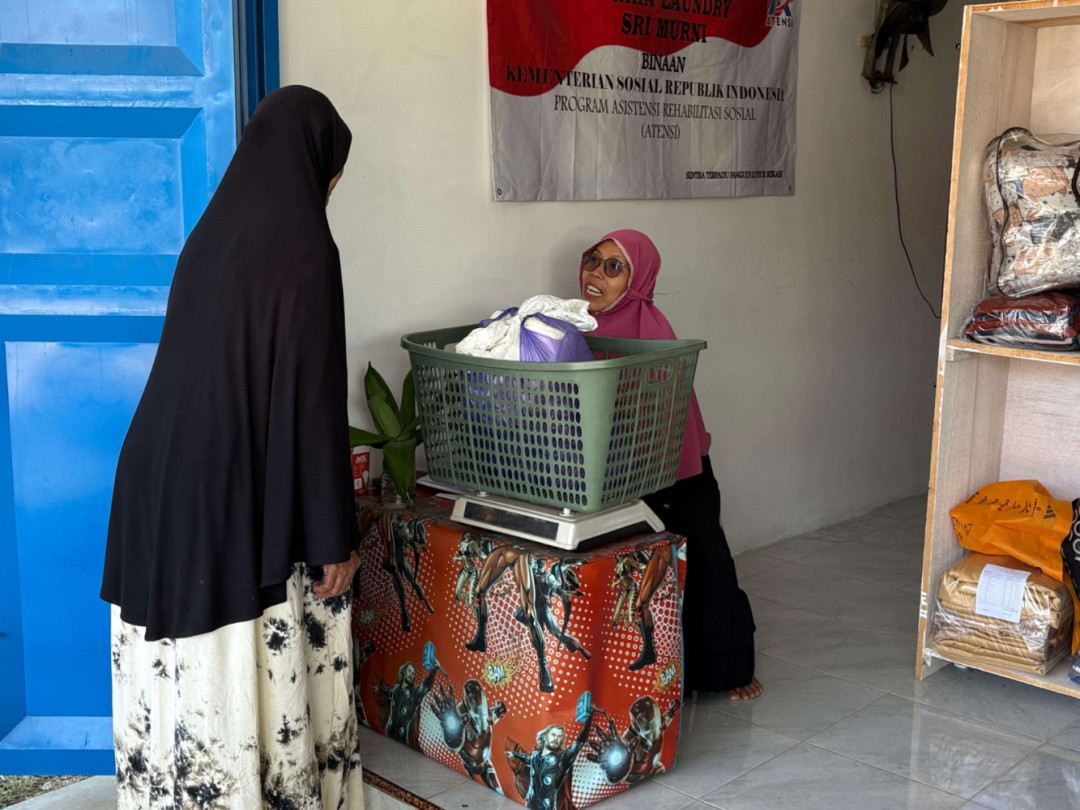 Sri Murni Sukses Rintis Usaha Laundry Berkat Program Pemerintah