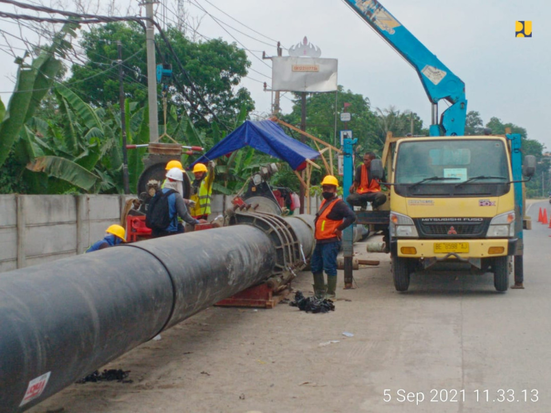 Suplai Air Bersih untuk Warga Lampung, Pembangunan SPAM Dikebut