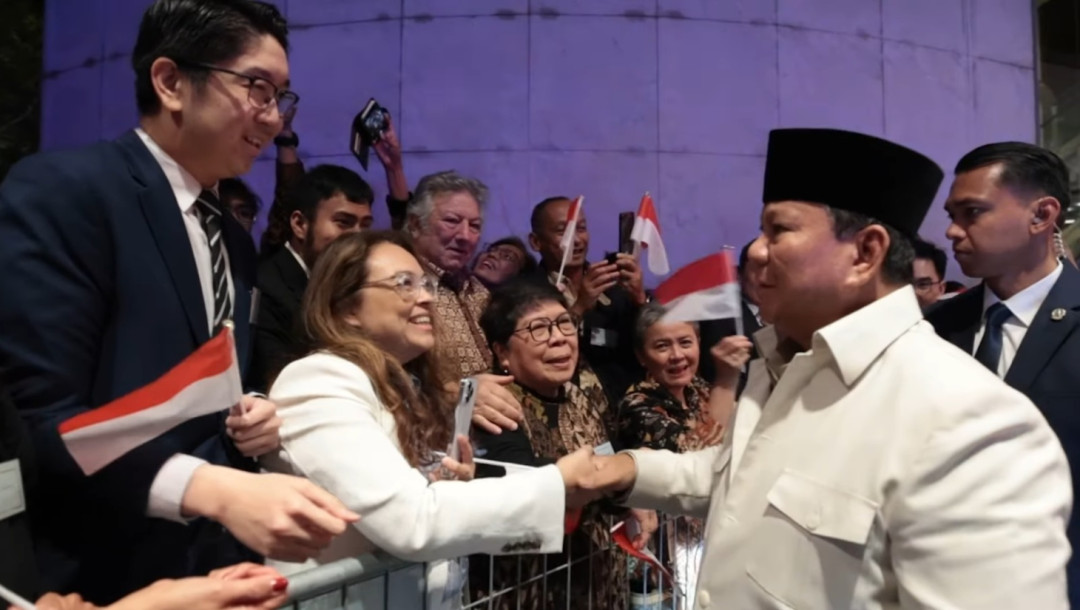 Presiden Prabowo Tiba di Australia Disambut Antusias Diaspora