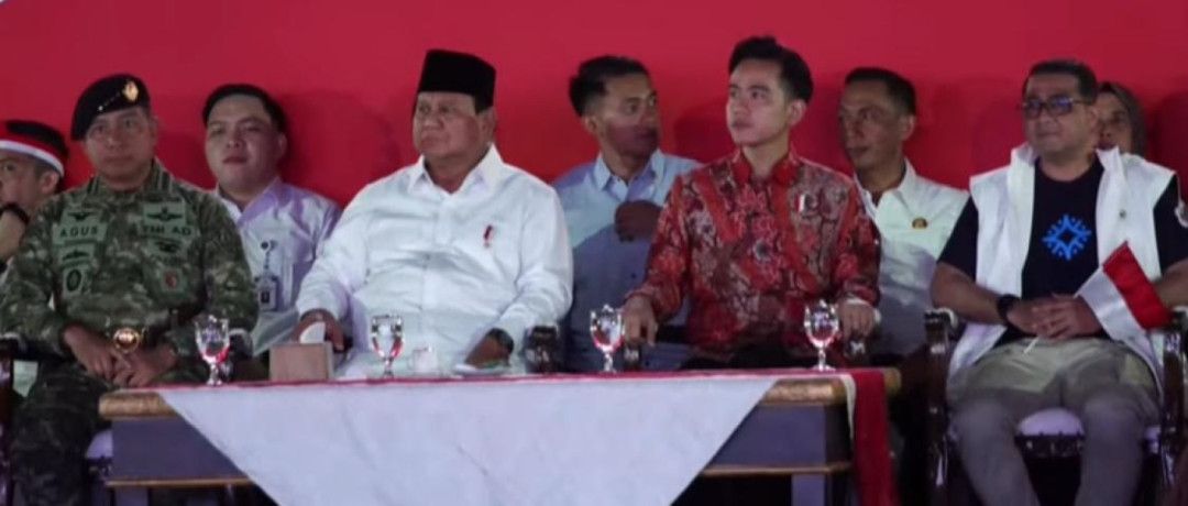 Presiden Prabowo Hadiri Pesta Rakyat HUT ke-80 RI di Monas