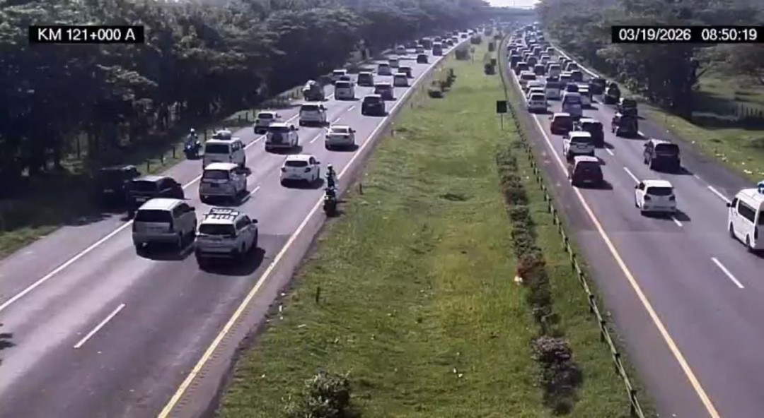 41 Ribu Kendaraan Melintas Tol Cipali Pagi Ini