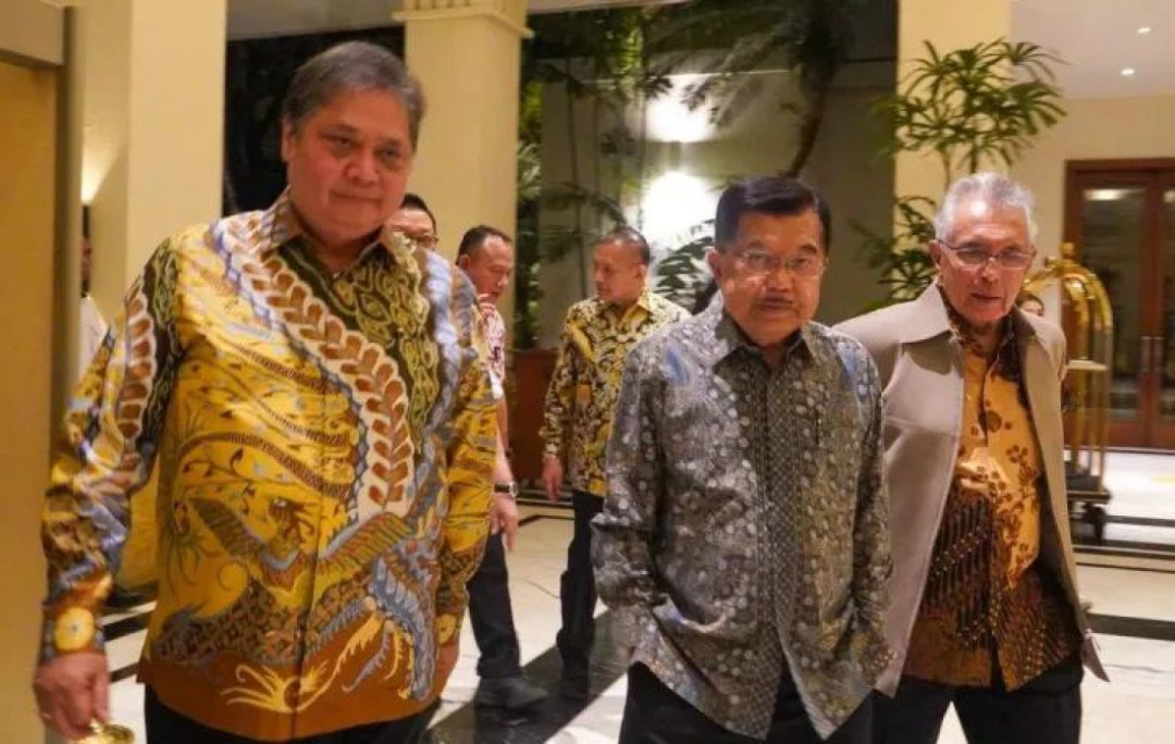 JK Nyatakan Dukungannya Terhadap Ketum Golkar Airlangga Hartarto