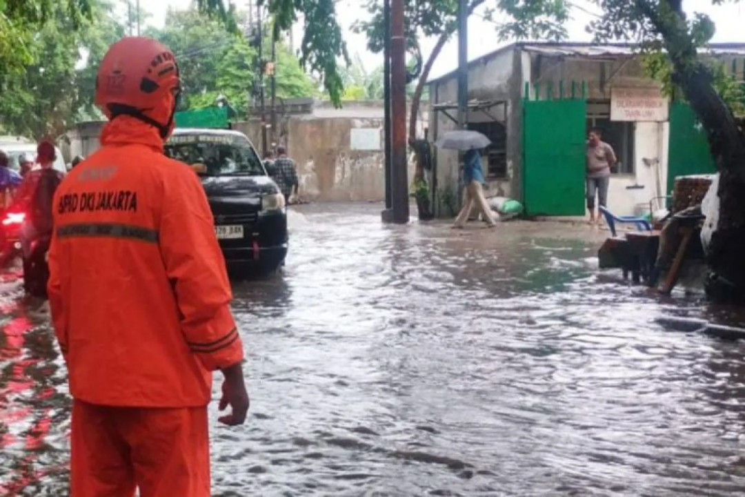Hujan Deras dan Luapan Sungai, 42 RT di Jakarta Terendam Banjir