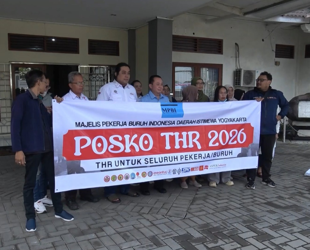 Lebaran 2026, Disnakertrans DIY dan MPBI Buka Posko Pengaduan THR