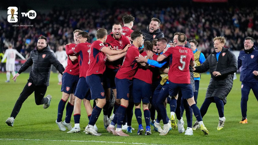 Republik Ceko Lolos Dramatis ke Piala Dunia 2026