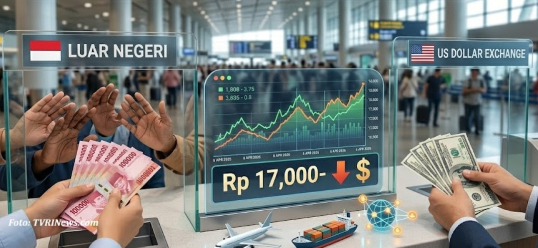 Rupiah Tembus Level Psikologis Rp17.000 Per Dolar