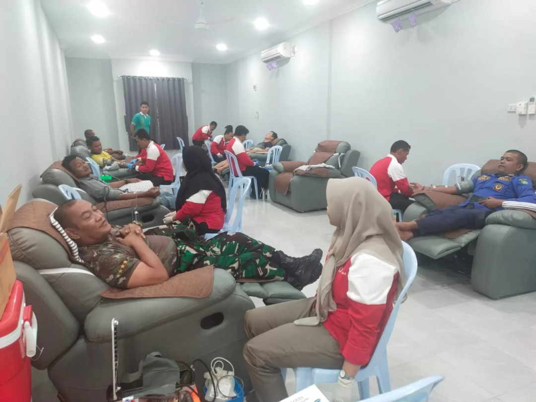 Sambut Ramadan, PBBDD dan PMI Pekanbaru Gelar Donor Darah