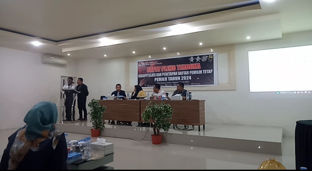 KPU Selayar Tetapkan Sebanyak 101.175 DPT Pemilu 2024