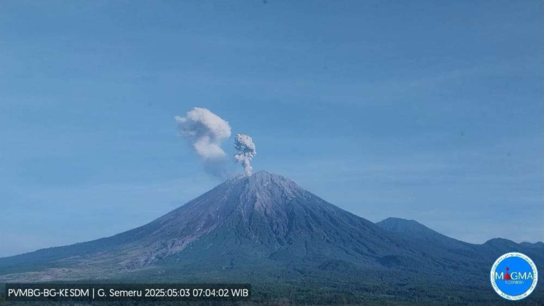 Erupsi Gunung Semeru, Letusan Capai 700 Meter di Atas Puncak