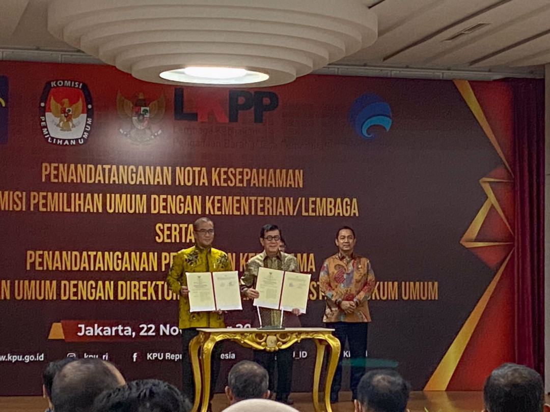 KPU dan Kemenkumham Sepakat Bersinergi Jalankan Tugas dan Fungsi pada Pemilu 2024