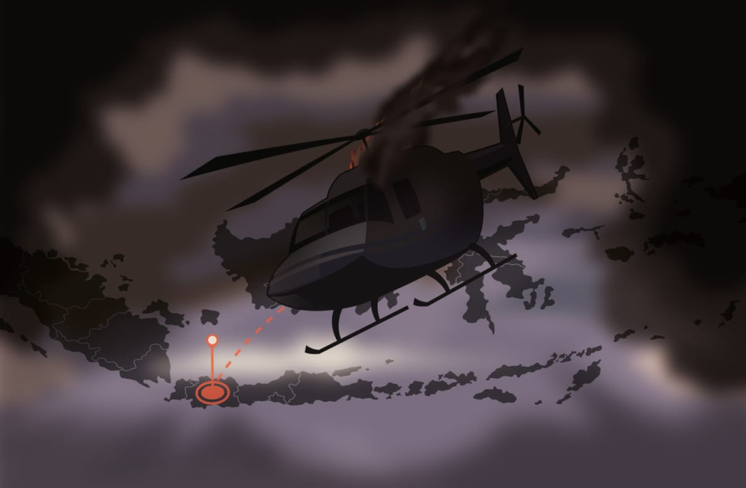 TNI Investigasi Helikopter Bell 412 yang Jatuh di Rancabali