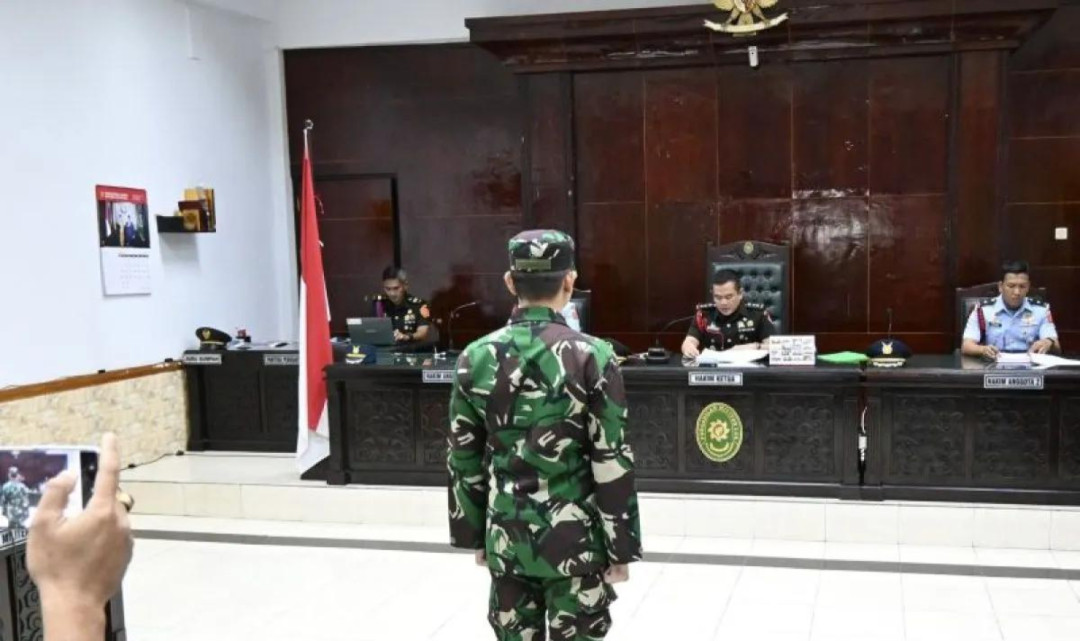 Pengadilan Militer Vonis Seumur Hidup Terdakwa Pembunuhan Jurnalis Juwita 