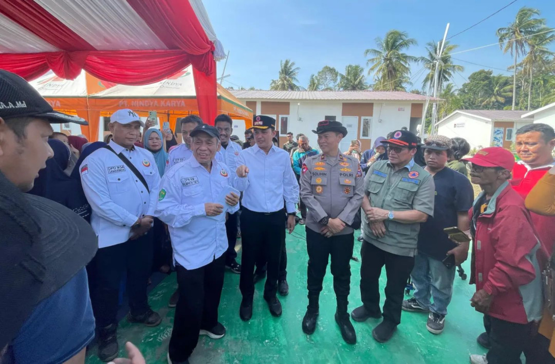 Wakapolda Sumbar Resmikan Huntara bagi Korban Bencana di Padang Pariaman