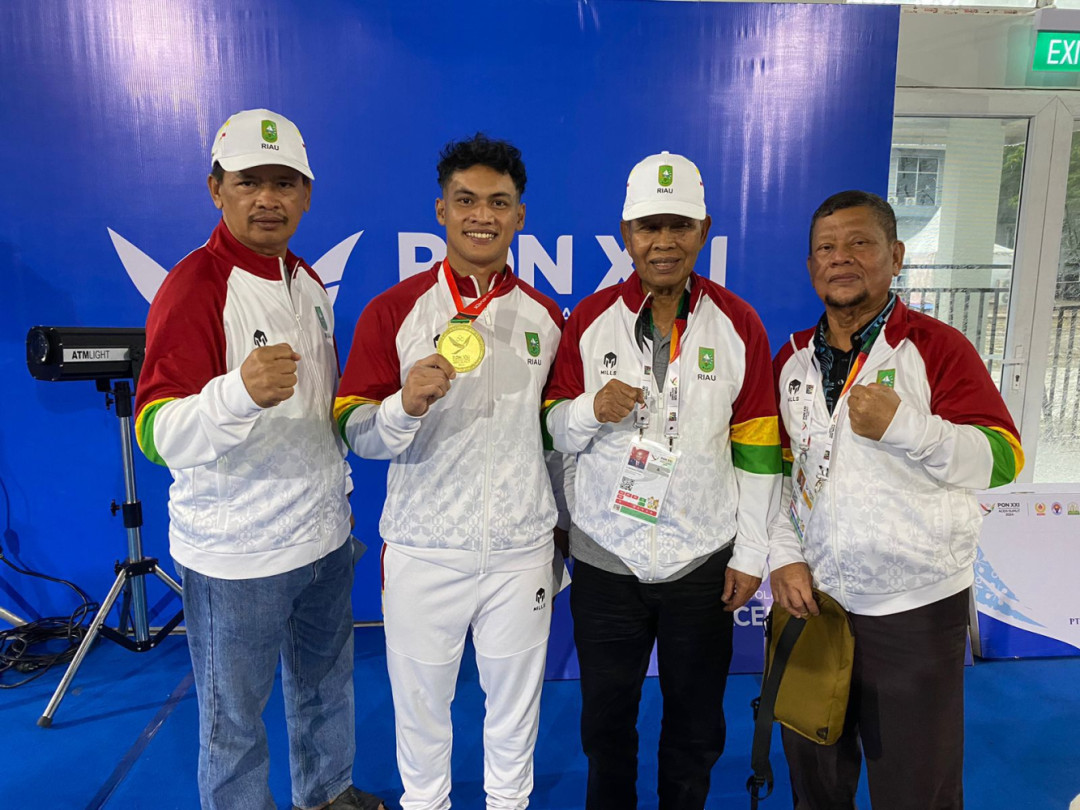 Tiga Medali Emas Dalam Sehari, Riau Perlahan Masuk 10 Besar Klasemen PON XXI