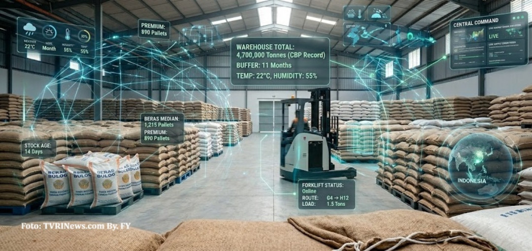 Stok Pangan Nasional Pecah Rekor Teratas