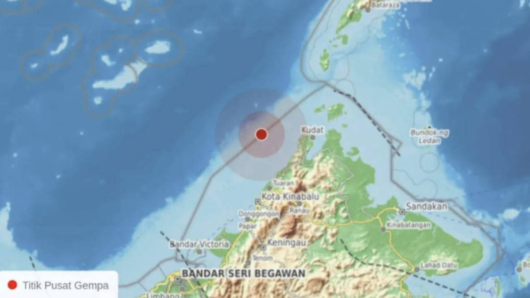 Gempa 7,1 Magnitudo di Utara Sabah Tidak Picu Tsunami di Kaltara
