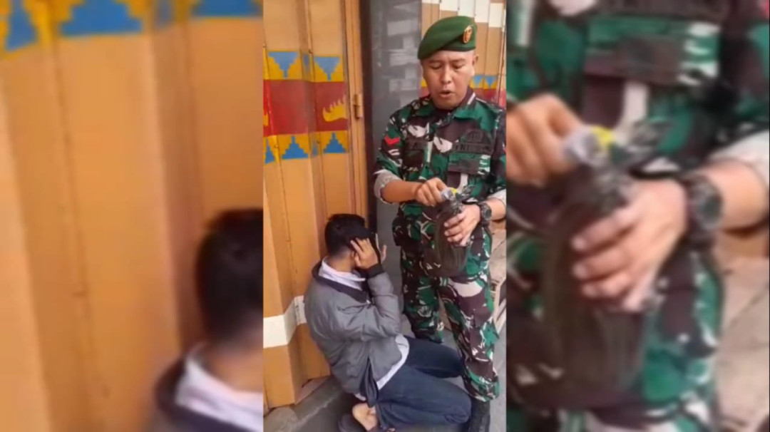 3 Pemuda Bawa Molotov Ditangkap Saat Aksi Massa di Lampung