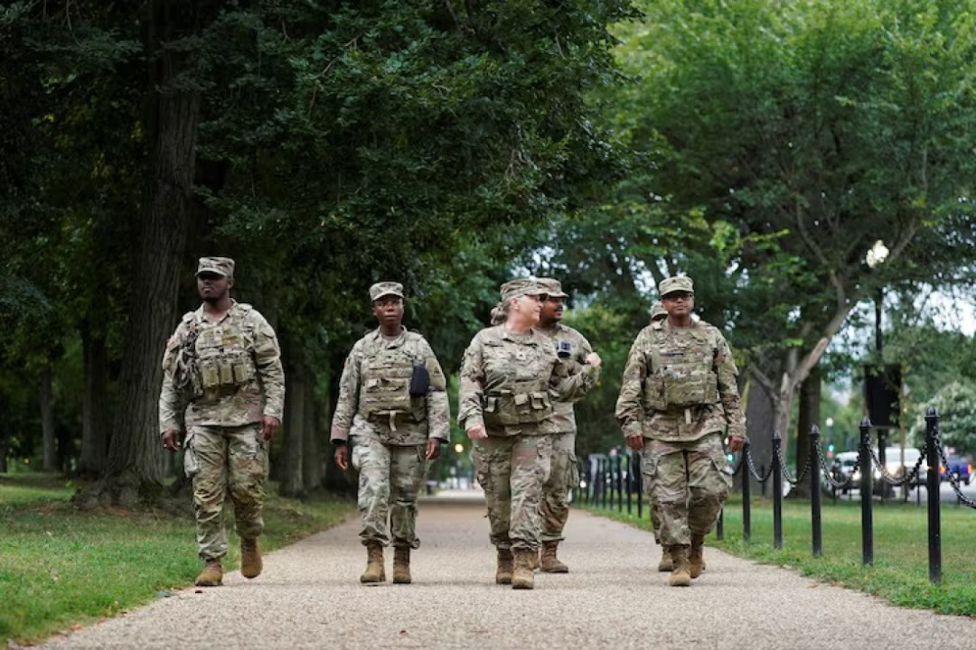 Trump Kirim Pasukan Garda Nasional Ke Washington