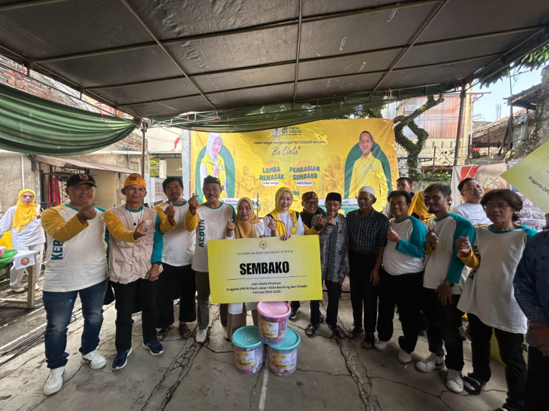 Atalia Praratya Ajak Warga Kiaracondong Semarakkan HUT ke-61 Golkar