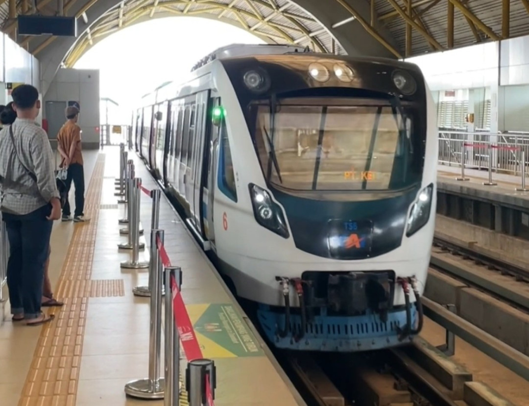 Penumpang LRT Sumsel Tembus 213 Ribu Orang