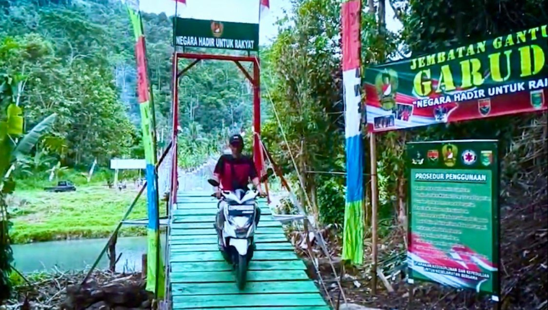 Jembatan Way Umbar Rampung, Akses Warga Tanggamus Kini Lancar
