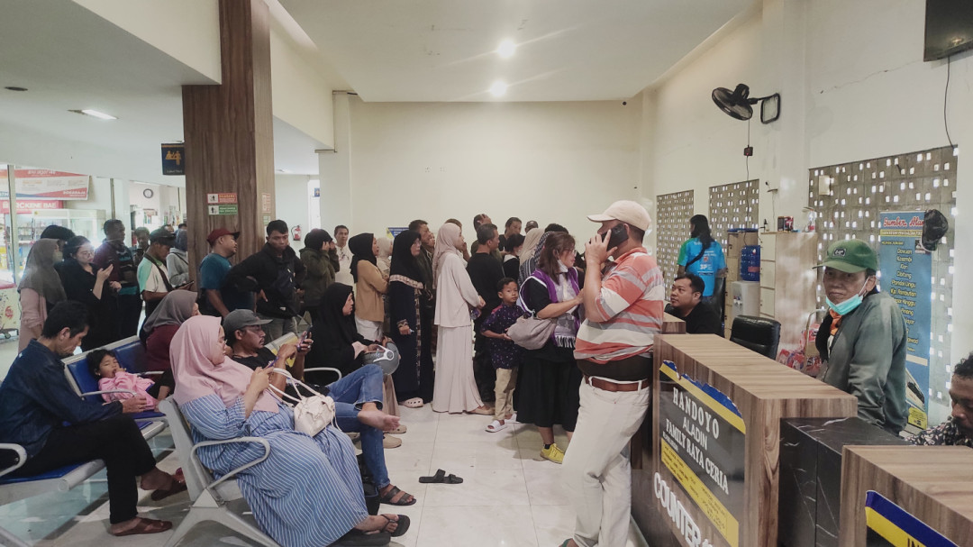 Keberangkatan Penumpang di Terminal Bulupitu Purwokerto Naik 58 Persen