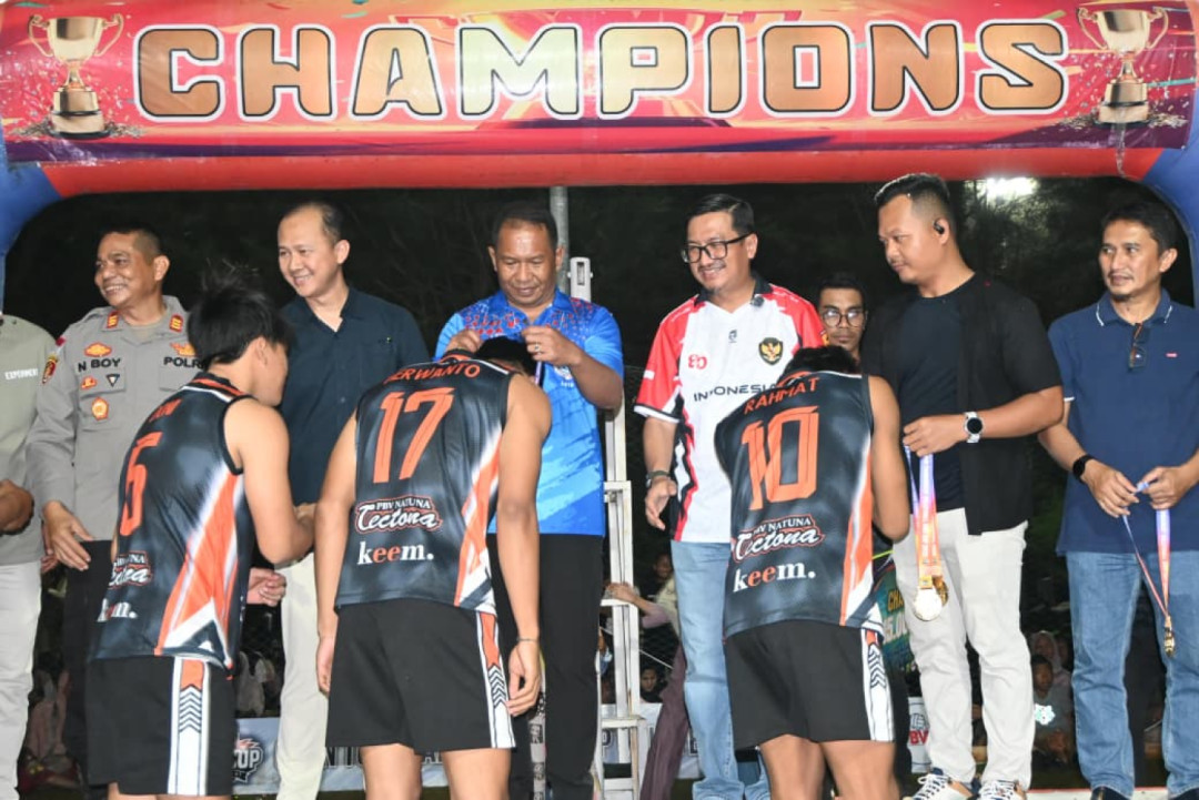 Danlanud RSA Hadiri Final BWS Cup Open Tournament Volleyball 2025 di Natuna