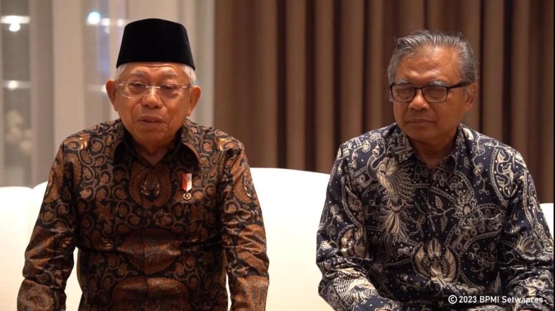 Respon Wapres Ma'ruf Amin Terkait MK Tolak Gugatan Sistem Pemilu 2024