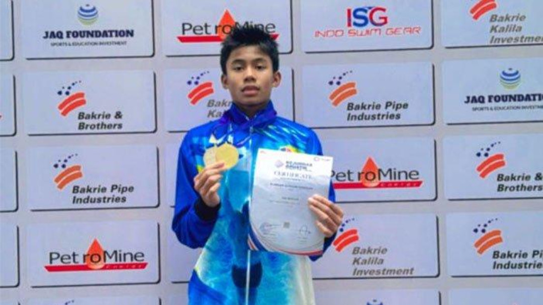 Arkaan Bintang Muda Renang Riau Bersinar di Kejurnas Aquatic 2025