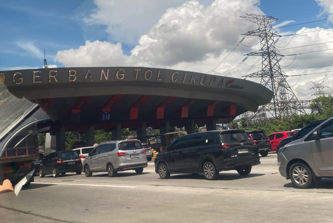 Volume Kendaraan Melintas Tol Tangerang–Merak Terus Meningkat