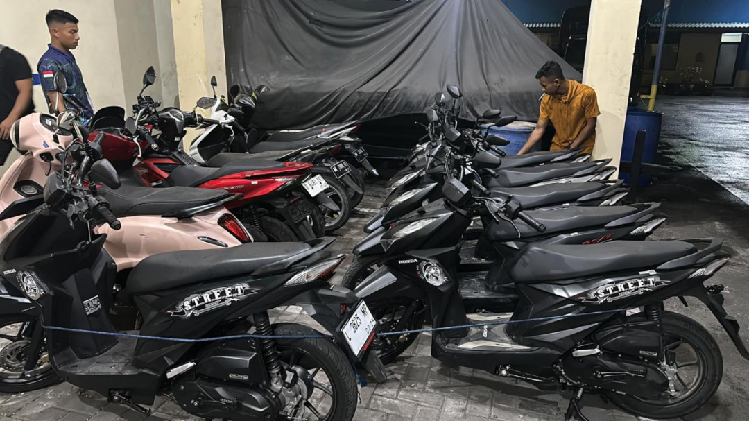 Ditpolairud Polda Jatim Gagalkan Penggelapan Puluhan Motor