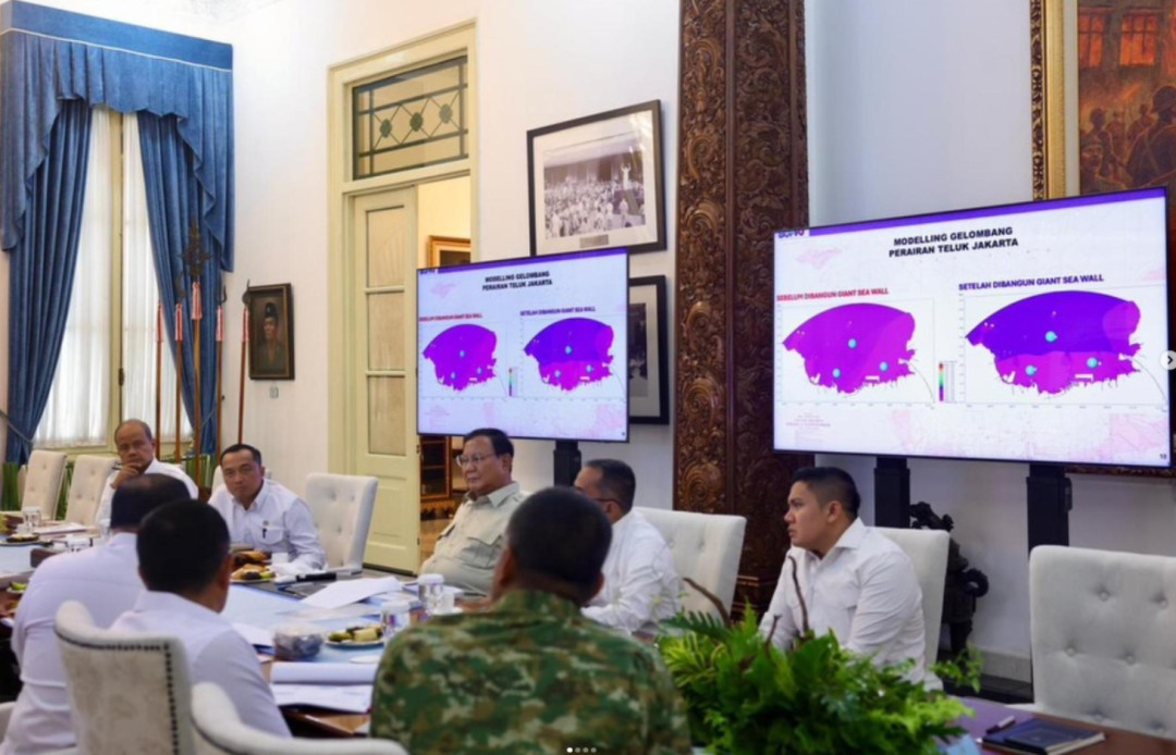 Bahas Giant Sea Wall di Istana Negara Wamen KKP Tekankan Pemanfaatan Sumber Daya Lokal