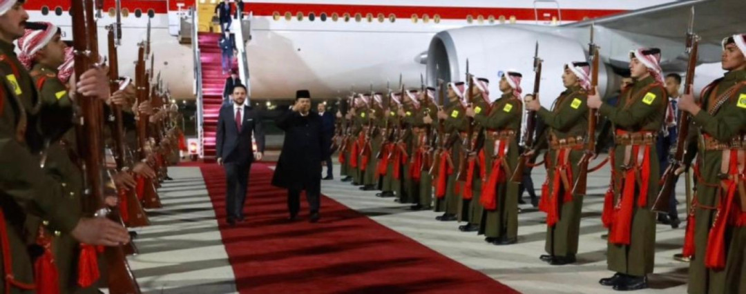 Presiden Prabowo Tiba di Yordania, Bahas Kerja Sama Strategis dengan Raja Abdullah II