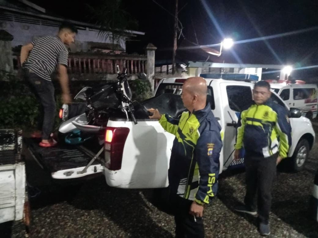 Kecelakaan Sepeda Motor dengan Truk di Indarung Padang, Dua Orang Meninggal Dunia