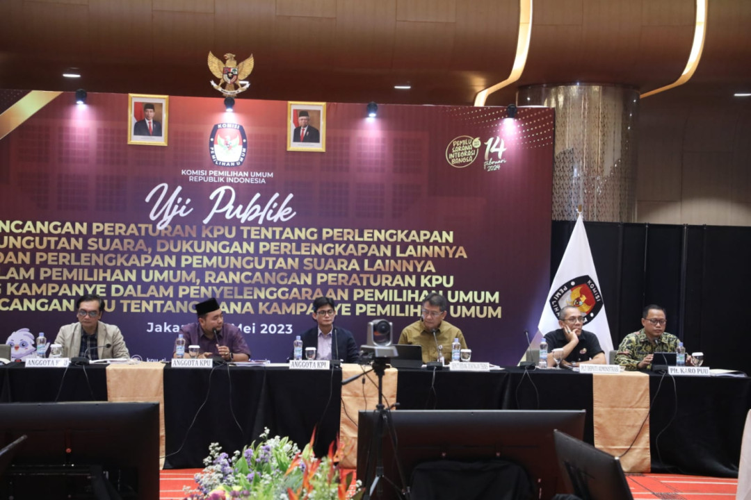 KPU Uji Publik Tiga Rancangan PKPU, Terkait Perlengkapan, Kampanye dan Dana Kampanye 