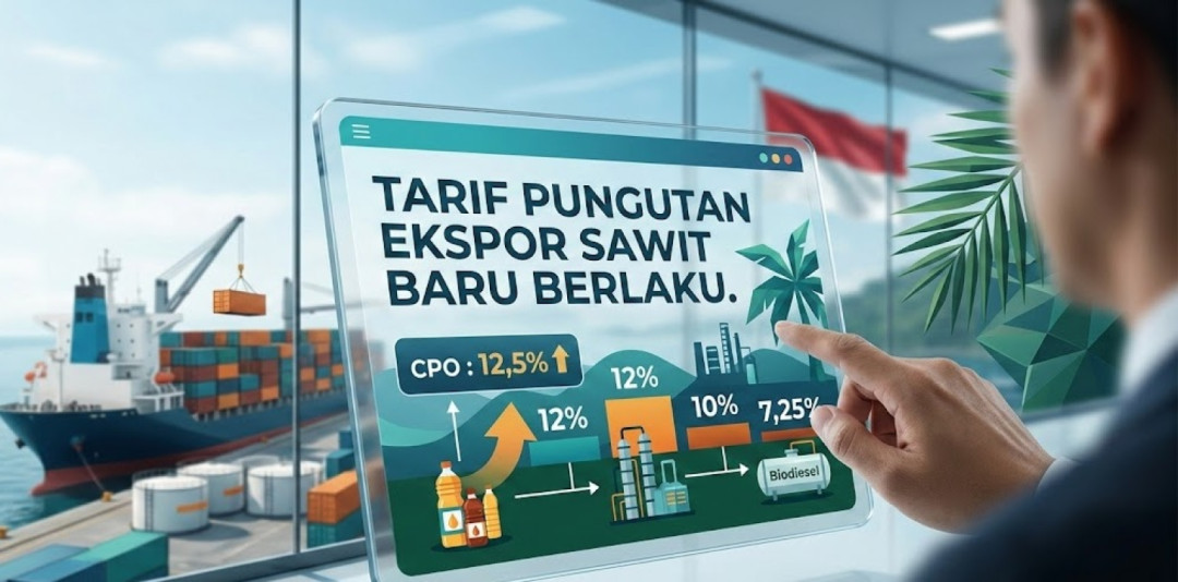 RI Hari Ini Naikkan Tarif Pungutan Ekspor Kelapa Sawit