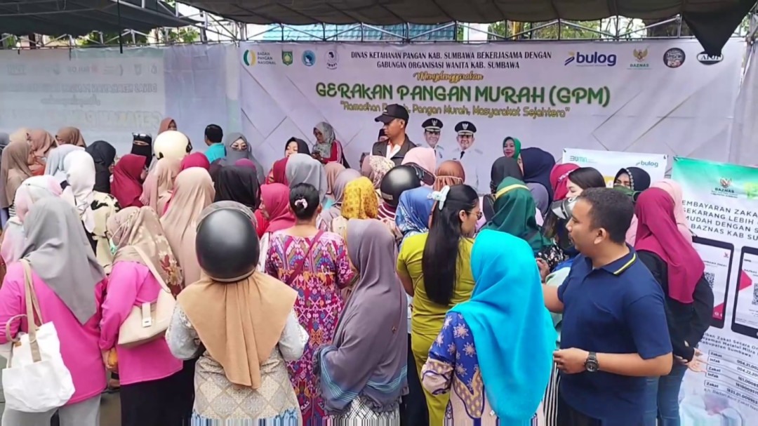 Kendalikan Inflasi Jelang Idul Fitri, TPID Sumbawa Intensifkan Pasar Murah