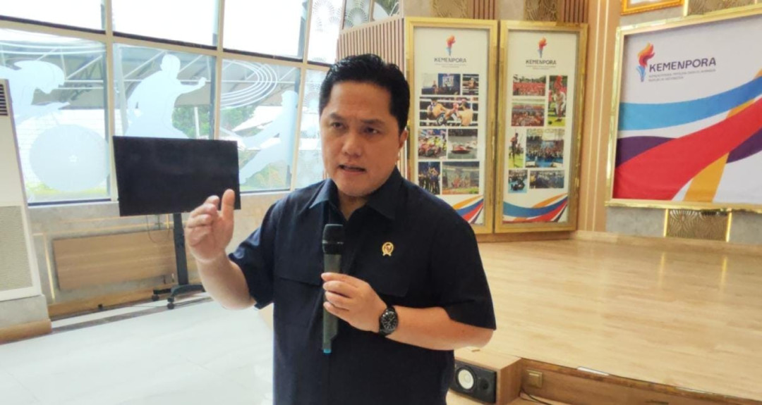 Erick Thohir Pastikan Tak Campur Urusan PSSI dalam Kapasitasnya Sebagai Menpora