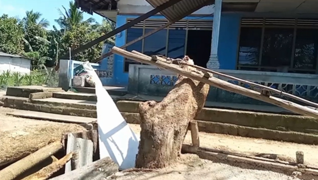 Puting Beliung Terjang Riau Silip, 72 Rumah Rusak