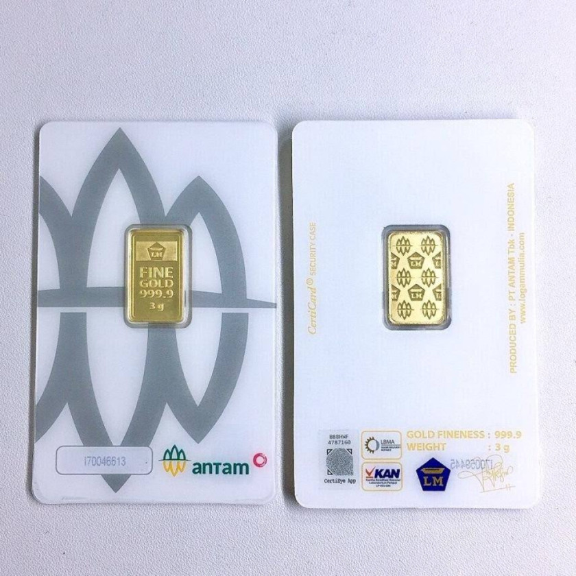 Awal Pekan, Harga Emas Antam Stabil Di Rp 1,074 Juta per Gram