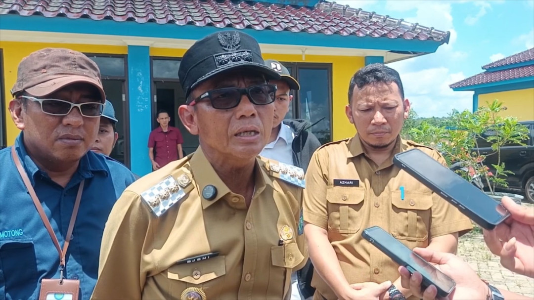 Sidak Embung Gunung Mentas, Bupati Belitung Ungkap Penyebab Gangguan Air Bersih